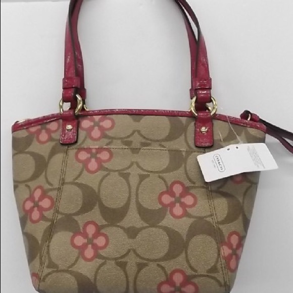 🆕NWT💌COACH💌PEYTON💌Signature CLOVER Bag - Picture 3 of 7